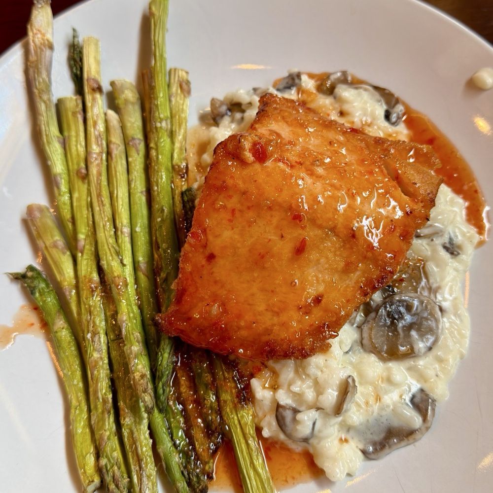 FIREBREW Bar & Grill - Sweet Chili Glazed Salmon - Bars Near Me - Virginia Beach, Virginia