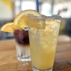 Mango Sunrise & 1944 Mai Tai! Happy Hour only $7 each! Tasted like $7 too :0! And no, I didn't get into any fights lol