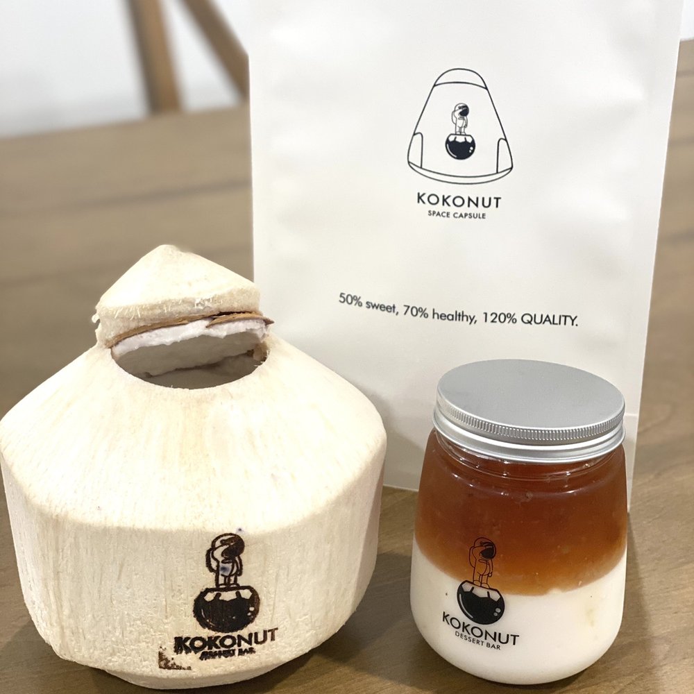 KOKONUT - Duke Bakery - a jar of honey next to a bag of kokonut - Desserts Near Me - Irvine, California KOKONUT - Duke Bakery - a jar of honey next to a bag of kokonut - Desserts Near Me - Irvine, California