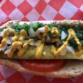 Big Daddy's Hot Dogs - A Chicago Style Dog, isn't she beautiful? - Hot Dogs Near Me - North Palm Beach, Florida Big Daddy's Hot Dogs - A Chicago Style Dog, isn't she beautiful? - Hot Dogs Near Me - North Palm Beach, Florida