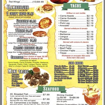 El Rodeo Mexican Grill 5 - Menu for Location #5 - Mexican Near Me - San Antonio, Texas El Rodeo Mexican Grill 5 - Menu for Location #5 - Mexican Near Me - San Antonio, Texas