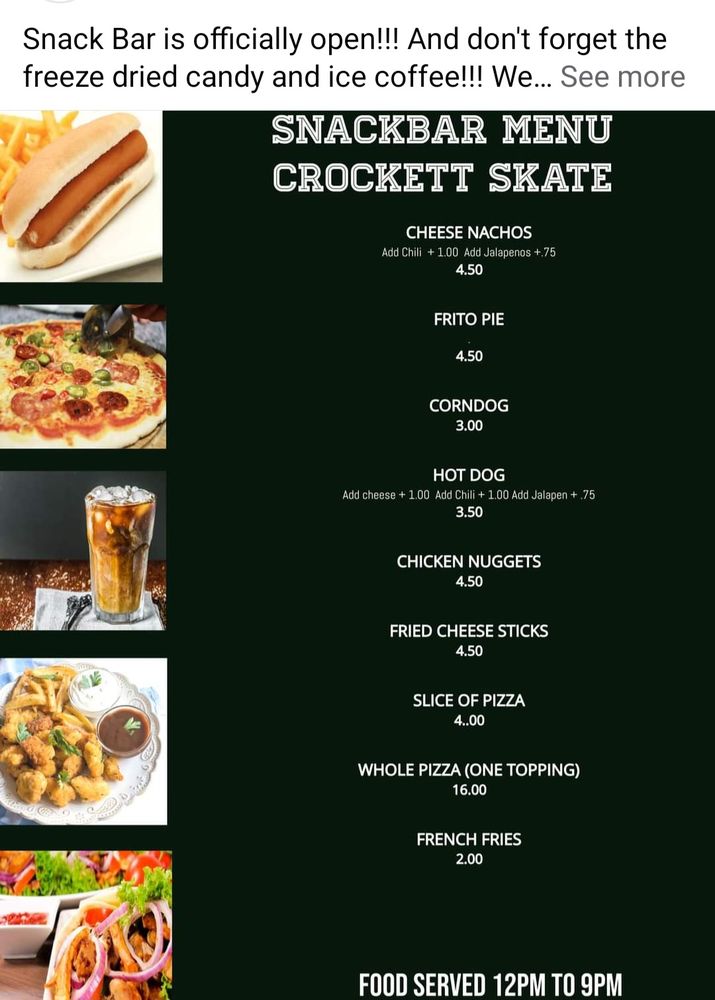 Crockett Skate And Arcade Logo