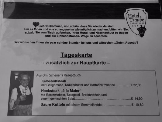 Menu photo 2 Restaurant Traube Oberstdorf, BY