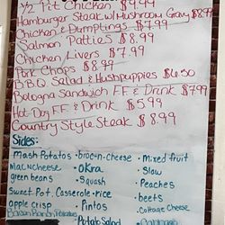 Gunter's Family Kitchen - Specials
