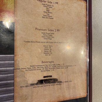 Delta Q - Menu Page 3 - Barbeque Near Me - Forrest City, Arkansas