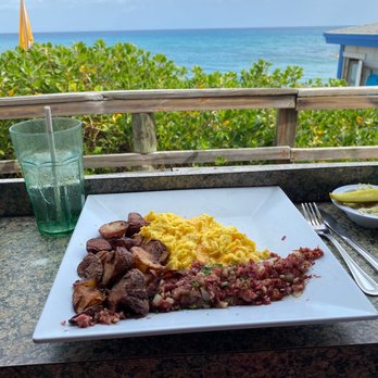 The Dune Deck Cafe - My favorite... homemade corn beef hash - Breakfast & Brunch Near Me - Lantana, Florida