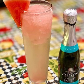Covered Bridge Market and Pizzaria - Prosecco over watermelon slushie - Grocery Near Me - Newfield, New York Covered Bridge Market and Pizzaria - Prosecco over watermelon slushie - Grocery Near Me - Newfield, New York