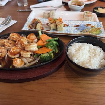 Asaka Sushi - Godzilla roll , shrimp teriyaki, California roll, spicy tuna roll - Sushi Bars Near Me - Westminster, Colorado