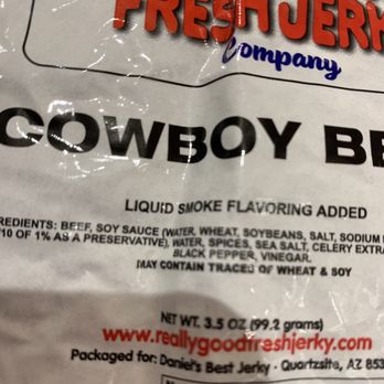 Daniel's Really Good Fresh Jerky - The one we chose - Specialty Food Near Me - Quartzsite, Arizona Daniel's Really Good Fresh Jerky - The one we chose - Specialty Food Near Me - Quartzsite, Arizona
