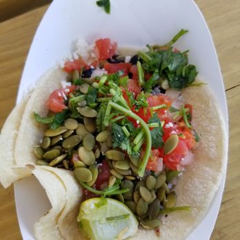 Rusty Taco - Veggie bean and pumpkin seed taco - Tex-Mex Near Me - Gilbert, Arizona Rusty Taco - Veggie bean and pumpkin seed taco - Tex-Mex Near Me - Gilbert, Arizona