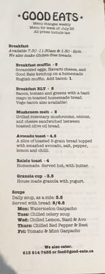 Menu photo 4 Good Eats Ottawa, ON