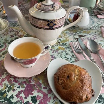 Dream Come True Tea & Party Room - Chocolate chai tea and scone - Venues & Event Spaces Near Me - Long Beach, California