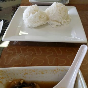 Spice Cafe - Massamani Curry for Dinner and tom yan soup - Thai Near Me - Southern Pines, North Carolina