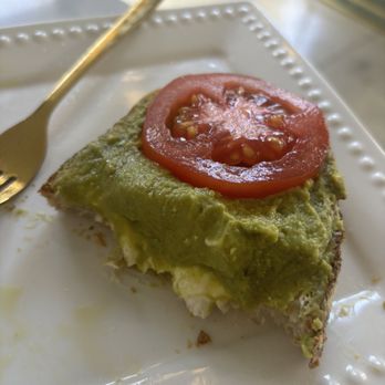 Un Attimo Coffee - Frozen Bitter Guacamole toast with cream cheese at the bottom - Coffee & Tea Near Me - Plantation, Florida Un Attimo Coffee - Frozen Bitter Guacamole toast with cream cheese at the bottom - Coffee & Tea Near Me - Plantation, Florida