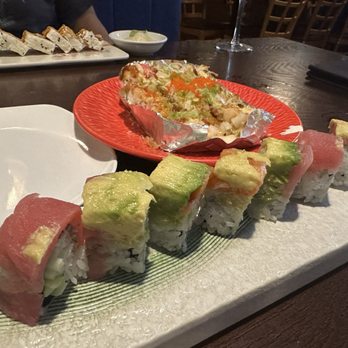 Umiya - Rainbow Roll and Volcano Roll - Sushi Bars Near Me - Humble, Texas Umiya - Rainbow Roll and Volcano Roll - Sushi Bars Near Me - Humble, Texas