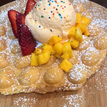 UC Dessert - Egg puff with ice cream - Desserts Near Me - Oakland, California UC Dessert - Egg puff with ice cream - Desserts Near Me - Oakland, California