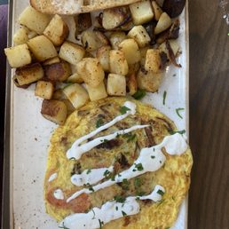 Salmon and Veggie Fritatta