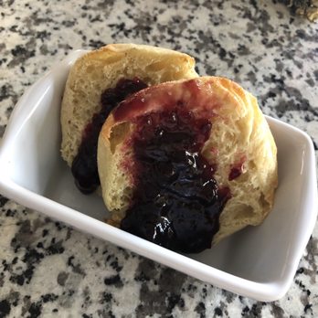Local Loaf - House made English Muffins with an awesome jam that I made multi berry mixture - Bakeries Near Me - Charlotte, North Carolina