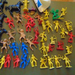 School Days Antique Mall - Some of the neat old toy figures you can find here