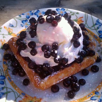 The Waffle Window - Wild huckleberries w lemon panna cotta and blueberry compote. So delish - Breakfast & Brunch Near Me - Portland, Oregon The Waffle Window - Wild huckleberries w lemon panna cotta and blueberry compote. So delish - Breakfast & Brunch Near Me - Portland, Oregon