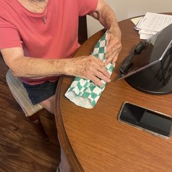 Main Street Bakery - My MaMa enjoying her danish