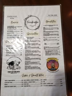Menu photo 1 Fernbridge Cafe & Coffee Barn Fortuna, CA