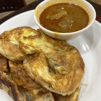 Uncle Chin's Kitchen - Malaysian Roti Telur (roti coated with eggs) - Malaysian Near Me - Katy, Texas