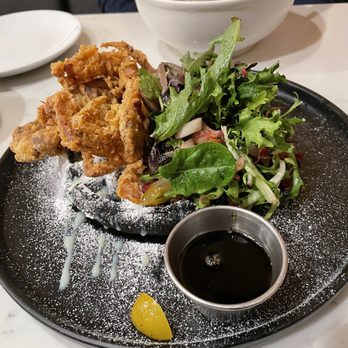 Bone Kettle - Crab w/Squid Ink Waffle - Breakfast & Brunch Near Me - Pasadena, California Bone Kettle - Crab w/Squid Ink Waffle - Breakfast & Brunch Near Me - Pasadena, California