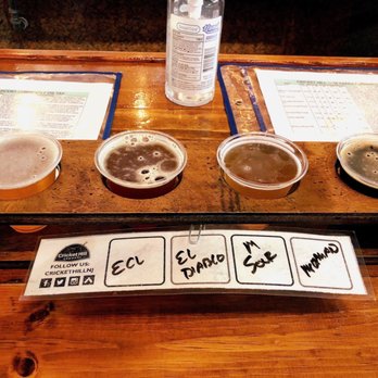 Cricket Hill Brewing - Flight, 12$ - Breweries Near Me - Fairfield, New Jersey