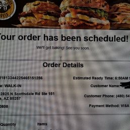 Pre-order confirmation. Pre-order confirmation.
