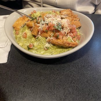 Monk's Bar & Grill - Pesto chicken mac & cheese - Sports Bars Near Me - Middleton, Wisconsin