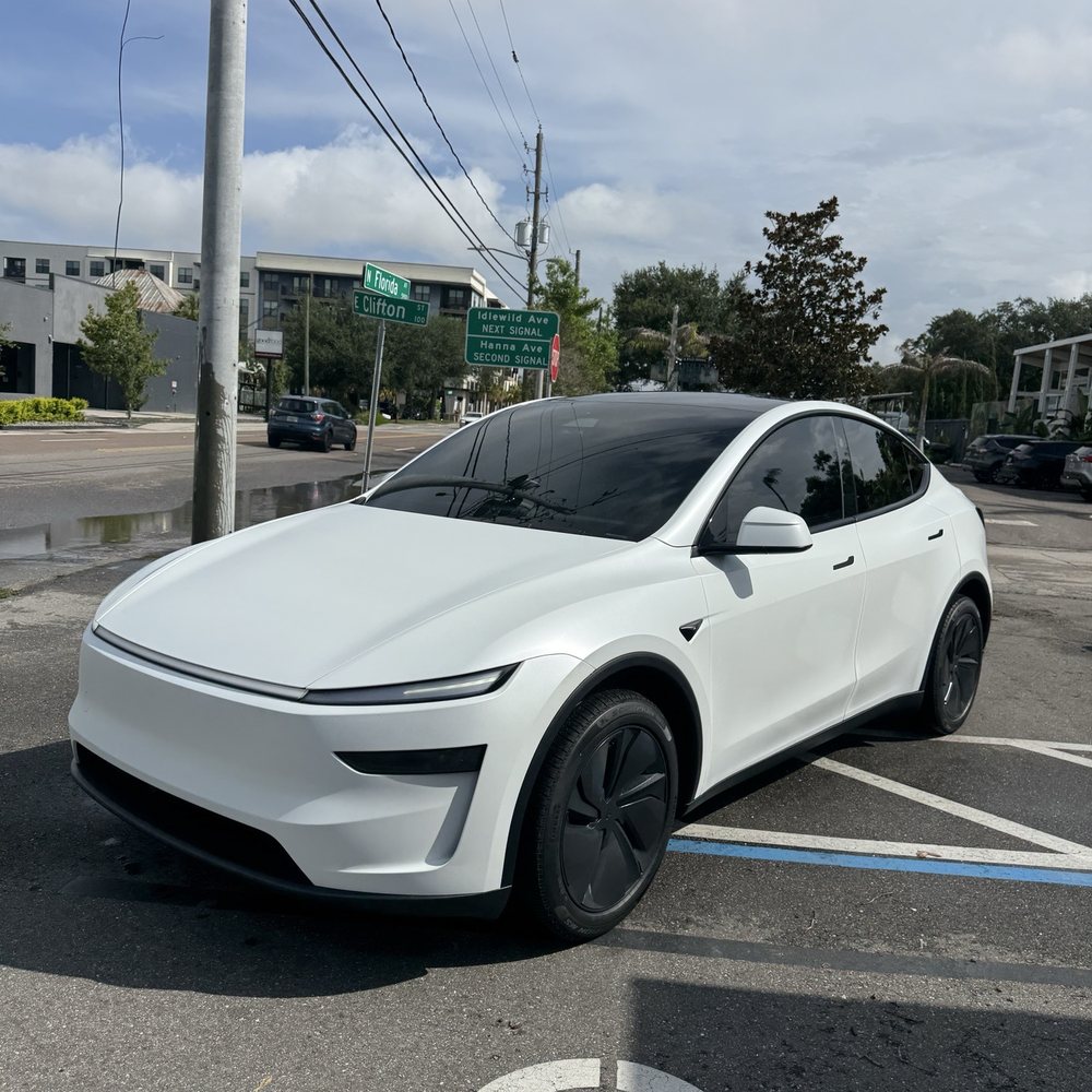Auto Detailing Solutions - Stealth PPF wrap on Tesla Model Y 2026 - Auto Detailing Near Me - Tampa, Florida