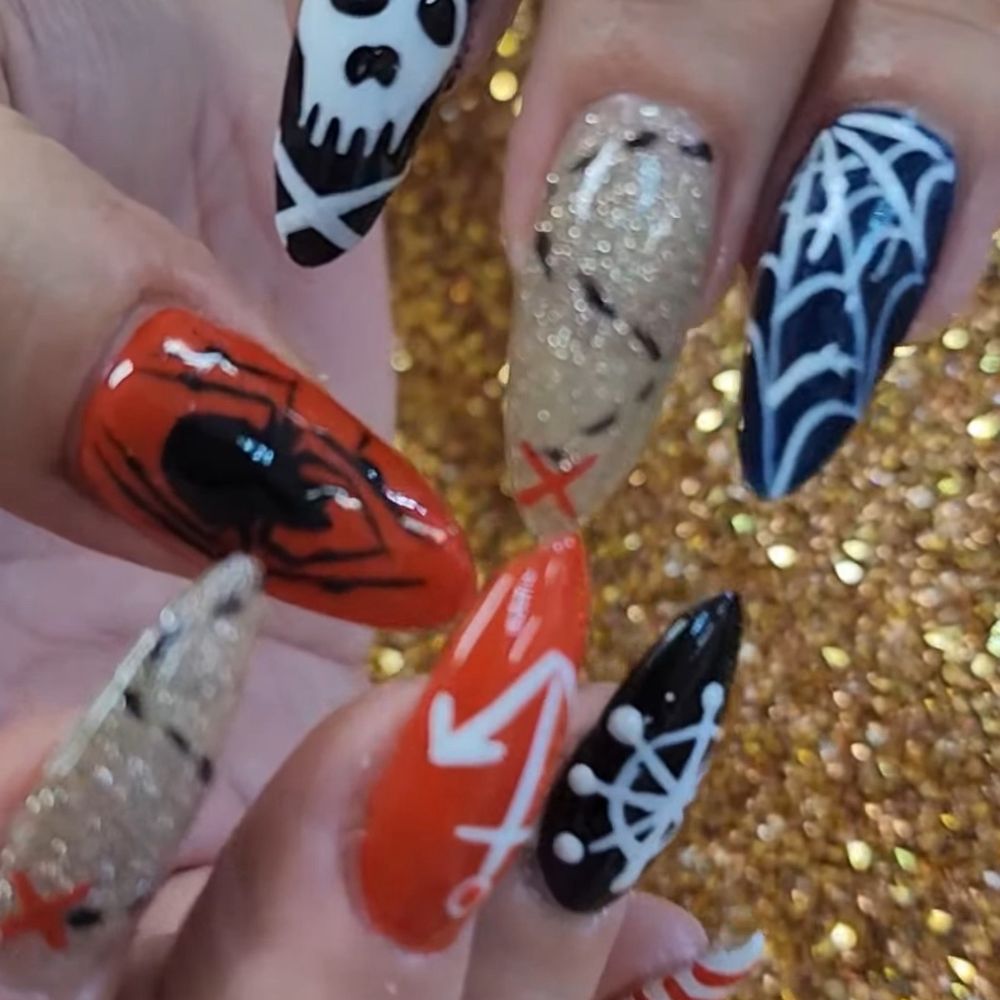 My pirate nails, by Ann My pirate nails, by Ann