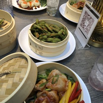 The Orchard Room - Shrimp sumai , pork dumpling, edamame, chicken dumpling - Bars Near Me - New York, New York The Orchard Room - Shrimp sumai , pork dumpling, edamame, chicken dumpling - Bars Near Me - New York, New York