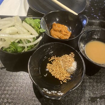 Q-POT - Sauces from the self serve bar - Korean Near Me - San Jose, California