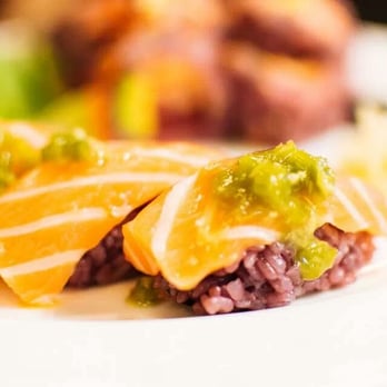 Harumi - Salmon Nigiri. - Japanese Near Me - Phoenix, Arizona Harumi - Salmon Nigiri. - Japanese Near Me - Phoenix, Arizona