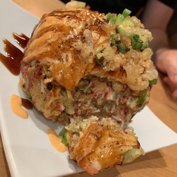 Bonchon Dinkytown - Salmon Avocado Ball interior - Korean Near Me - Minneapolis, Minnesota