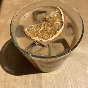 Jaffa Coffee Roasters - Jaffa Orange Latte (almond milk / iced) - Coffee & Tea Near Me - Berkeley, California Jaffa Coffee Roasters - Jaffa Orange Latte (almond milk / iced) - Coffee & Tea Near Me - Berkeley, California