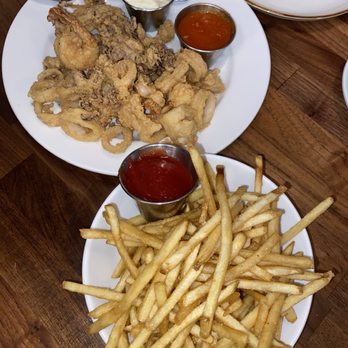 Doppio Zero Campbell - Appetizers: Truffle French Fries and Calamari & Shrimp - Italian Near Me - Campbell, California