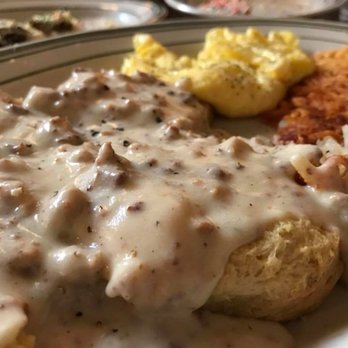 Ted's Bulletin 14th - NANA’S BISCUITS AND SAUSAGE GRAVY (2 eggs, hash browns) - Breakfast & Brunch Near Me - Washington, DC, District of Columbia Ted's Bulletin 14th - NANA’S BISCUITS AND SAUSAGE GRAVY (2 eggs, hash browns) - Breakfast & Brunch Near Me - Washington, DC, District of Columbia