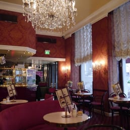 Inside Sacher Cafe (smoking room)