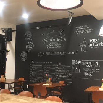 Fox Ridge Studio - They aren't just a wine bar... but an ART bar! They have beautiful art and artistic prompts so you can work on your projects or doodle. - Art Galleries Near Me - Seattle, Washington