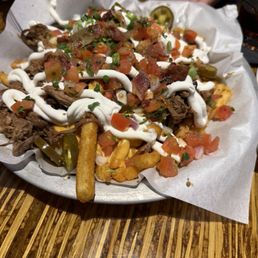 Loaded Fries with Brisket Loaded Fries with Brisket
