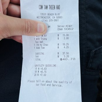 Com Tam Thien Hao - Broken rice, expensive! - Vietnamese Near Me - Westminster, California