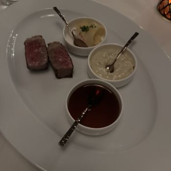 Ember - Wagyu with soy, very light horseradish, and ginger - Wine Bars Near Me - Scottsdale, Arizona