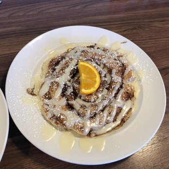 The Trails Eatery - Cinnamon roll pancake! - Breakfast & Brunch Near Me - San Diego, California The Trails Eatery - Cinnamon roll pancake! - Breakfast & Brunch Near Me - San Diego, California