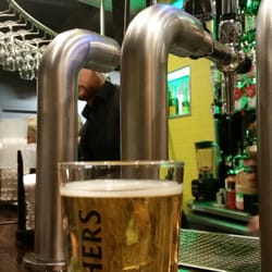 The Exchange - Half pint of thatchers cider while waiting at the bar, packed on a Monday night!