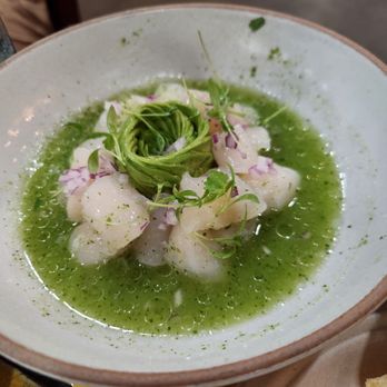 Holbox - Aguachile scallops - Latin American Near Me - Los Angeles, California