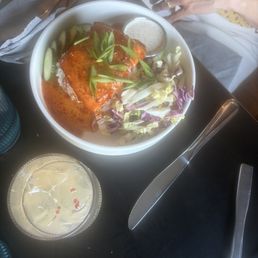 Hot Honey Salmon Bowl Hot Honey Salmon Bowl