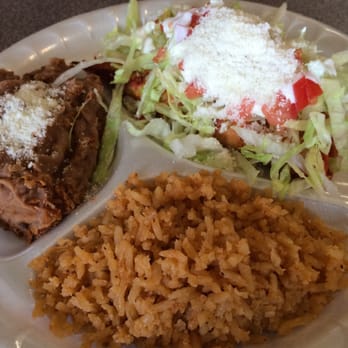 Amigo Restaurant & Bakery - 2 beef enchilada combo plate. - Bakeries Near Me - Fallbrook, California